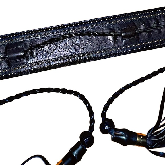 Authentic Gucci 11 SS Runway Frida Giannini Studded Bamboo Rope Tied Wrap Belt - Picture 8 of 11